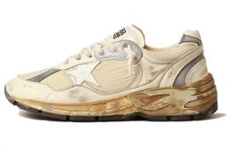 Кроссовки Golden Goose Running Dad-Star, бежевый / белый gwf00199.f004071.82142 | white