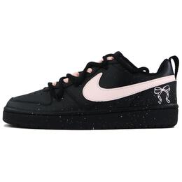 Nike Кроссовки для скейтбординга Court Borough женские, низкие, черно-розовые bq5448-115（team297-蝴蝶仙女2.0） | black pink