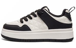 Кроссовки Kappa Skateboarding Shoes Women's Low-top Black, черный k0d85cc59cj1-012a | classic white/black