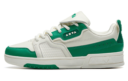 Кроссовки Anta Skateboard Shoes Women's Low-Top Ivory White/Dynamic Green Pine 122238073-6