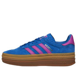 Кроссовки газель смелые Adidas, синий ig4367 | bold blue/lucid pink/gum