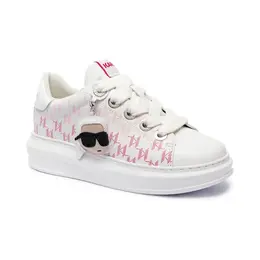 Кожаные кеды капри Karl Lagerfeld, белый kl244w0000135610036 | bianco