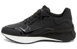 Кроссовки Alexander McQueen Sprint Runner, черный / белый 757720whykh1070 | black
