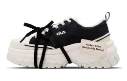 Кроссовки Fila Lava Lifestyle Shoes Women's Low-top Beige/Black, бежевый/черный f12w124155fgd(team147-羁绊) | beige/black