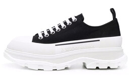 Кроссовки Alexander McQueen Tread Slick Low Top, белый / черный 604257w4mv21070—无鞋盒版本