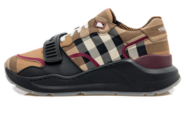 Кроссовки Burberry Ramsey Check Birch, коричневый 80529711