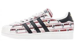 Кроссовки для скейтбординга Superstar Series унисекс с низким верхом, белые/красные Adidas s75556