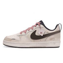 Кроссовки Nike Court Borough 2 Skateboarding Shoes Women's Low-top Black/Brown, черный/коричневый bq5448-115(team202-跌落暮色) | black/brown