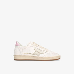 Женские кожаные низкие кроссовки Ballstar 11719 с логотипом Golden Goose, белый r04243405 | white/oth
