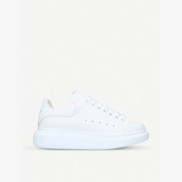 Мужские кожаные кроссовки на платформе для показа Alexander McQueen, белый r03699285 | bone