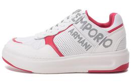 Emporio Armani Низкие повседневные кроссовки женские белые x3x175xn760m477 | white red