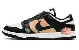 Кроссовки Nike Dunk Skateboard Shoes Women's Low-Top White Black, черный cw1590-100(team10-夏日荷塘) | black