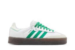 Adidas Кроссовки Wmns Sambae, цвет White Green Gum ie9105 | white green gum