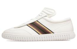 Кожаные кроссовки с полосками по бокам Bally, White 6304697 | white