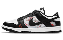 Кроссовки Nike Dunk Skateboard Shoes Women's Low-Top White Black, черный cw1590-100(team10-腊梅寒雪) | black