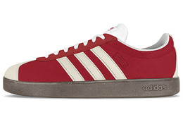 Кроссовки Adidas neo Vl Court Skateboarding Shoes Unisex Low-top Beige, красный hq1802(teamy-男女款红酒丝绒米红) | red