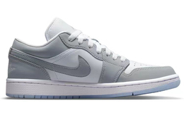 Кроссовки Air Jordan 1 Vintage Basketball Shoes Women's Low-Top Gray White dc0774-105(team10-墨梅蜡雪) | gray