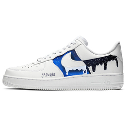 Кроссовки Nike Air Force 1 Skateboarding Shoes Women's Low-top Blue/White/Black, синий dd8959-100(team366-星空银河 ) | university blue/white/black