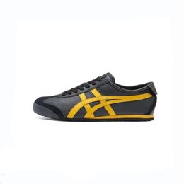 Кроссовки Onitsuka Tiger MEXICO 66 Lifestyle Shoes Unisex Low-top Black/yellow, черный 1183a201-003 | black