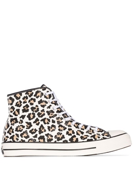Converse кеды Chuck Taylor 70 Lucky Star с леопардовым принтом, белый 165025c | белый