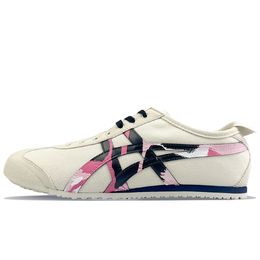 Кроссовки Onitsuka Tiger MEXICO 66 Lifestyle Shoes Unisex Low-top Beige, белый 1183a360-205(team40-树莓黑粉) | white