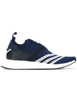 Кроссовки Adidas x White Mountaineering NMD_R2, темно-синий/белый bb3072 | синий