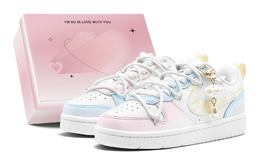 Кроссовки Nike Court Borough Skateboard Shoes Women's Low-Top Blue, розовый bq5448-100(teams-彩虹小白云s-box) | pink