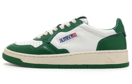 Кроссовки Autry Medalist Leather Low Green White, зеленый aulm-wb03 | green
