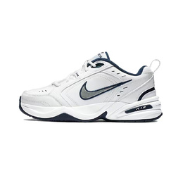 Кроссовки Nike Air Monarch 4 Chunky Sneakers Unisex Low-top White/Gray, белый/серый 415445-102(teamh-男女款缤夏s-box) | white/gray