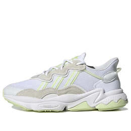 Кроссовки ozweego обувь Adidas, белый gw5622 | cloud white / almost lime / pulse lime