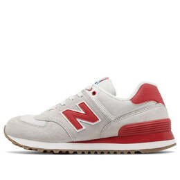 Кроссовки 574 красные New Balance, серый wl574rsa | grey/red