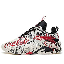 Кроссовки x кока кола бадао Anta, белый 122018088s-1 | white/black/red