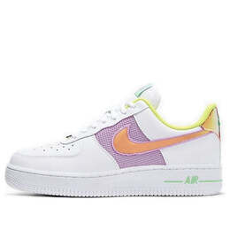 Кроссовки air force 1 низкие Nike, белый cw5592-100 | white/multi-color