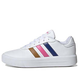 Кроссовки нео корт кроссовки на платформе Adidas, белый hp9429 | white / blue / pink