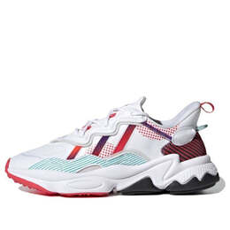 Кроссовки ozweego Adidas, белый q47190 | white/black/red/blue/green