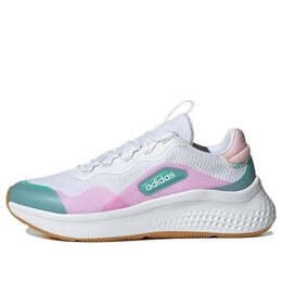 Кроссовки первоцвет гладкий Adidas, белый fz1937 | white/pink/blue