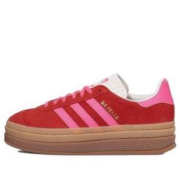 Кроссовки газель смелые Adidas, красный ih7496 | collegiate red/lucid pink/core white