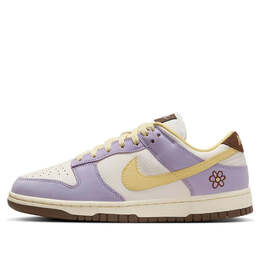 Кроссовки Nike Dunk, сиреневый fb7910-500 | lilac bloom/soft yellow/sail/coconut milk/baroque brown