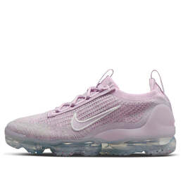 Кроссовки air vapormax 2021 flyknit Nike, розовый dh4088-600 | light arctic pink/summit white/metallic silver/iced lilac
