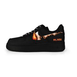 Кроссовки Nike Air Force 1 Skateboard Shoes Unisex Low-Top Black cw2288-001（team314-火焰） | black