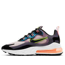 Кроссовки air max 270 react Nike, фиолетовый cv8818-500 | violet dust/black/dk raisin/dk teal/sunset pulse/electric green