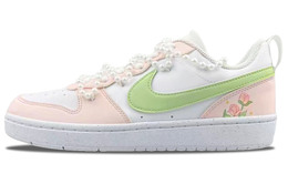 Кроссовки Nike Court Borough Skateboarding Shoes Women's Low-top Pink/green/white, розовый dv5456-106（team153-寻花集） | pink