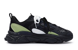 Кроссовки Fila Mars 2 Lifestyle Shoes Men Low-top Matcha/White, зеленый f12m141116fbk(team80-潮汐抹茶sbox) | black, green and white