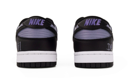 Кроссовки Nike Dunk Skateboarding Shoes Unisex Low-top Black/purple, фиолетовый dd1391-100（team435-撒旦） | violet