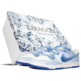 Кроссовки Nike Dunk Skateboarding Shoes Women's Low-top Blue, голубой dh9765-105(team113-水镜s-box) | sky blue