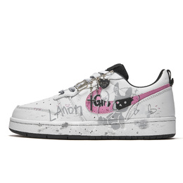 Кроссовки Nike Court Borough Skateboard Shoes Women's Low-Top Pink/White bq5448-115(team202-月野兔) | pink/white