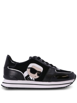 Karl Lagerfeld кроссовки Karl с нашивкой, черный kl61930n | черный