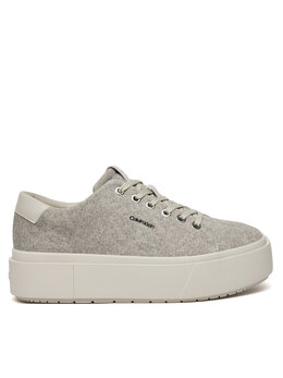 Кроссовки Calvin Klein Flatform Cup Lace Up W/Ml Felt HW0HW02325, серый 0000304220456 | grau