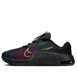 Кроссовки меткон 9 премиум Nike, черный fb7151-001 | black/fireberry/metallic gold
