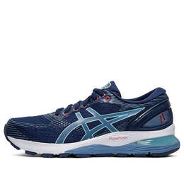 Кроссовки гель нимбус 21 Asics, синий 1012a156-401 | dark blue